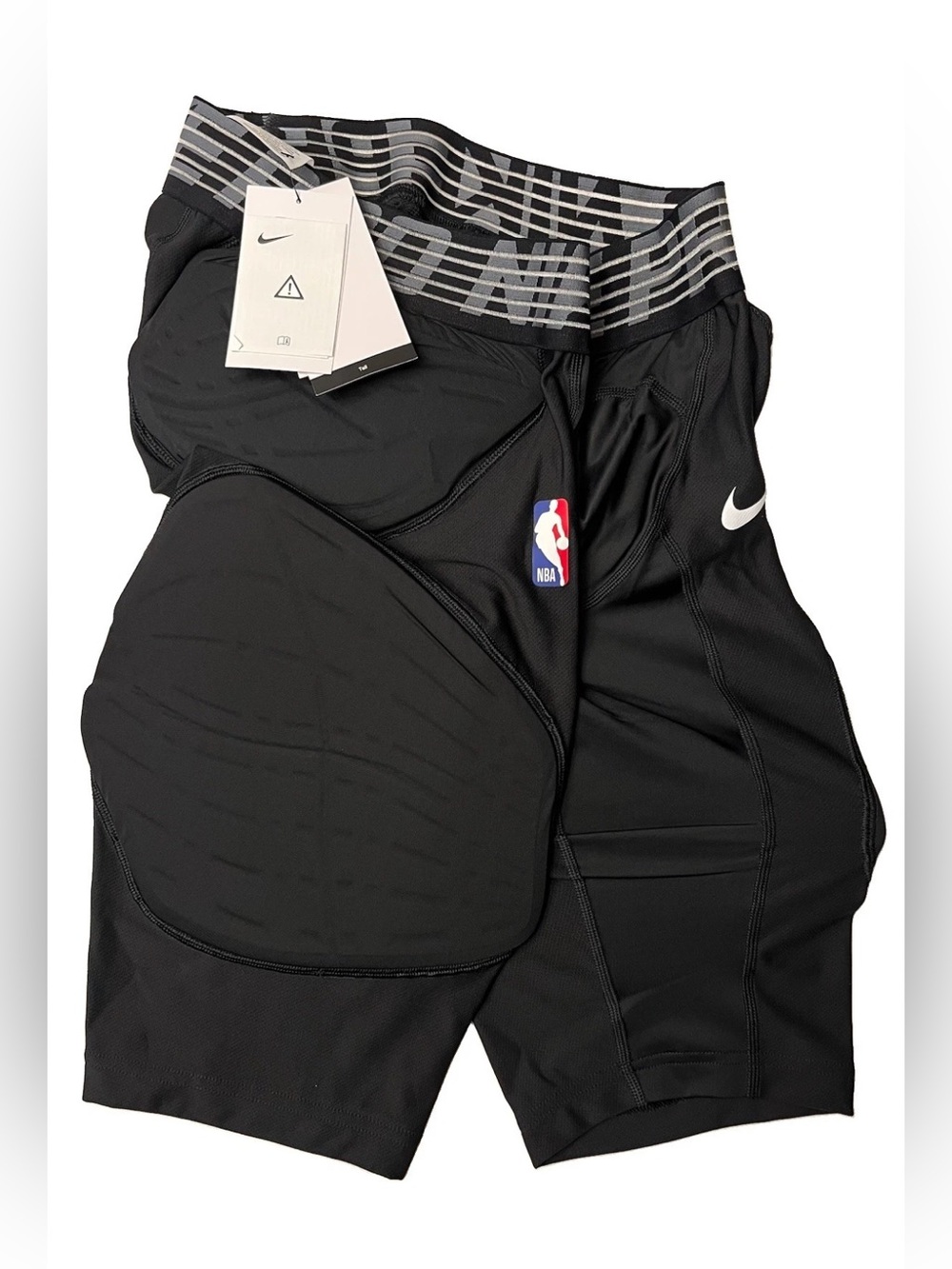 Nike Pro Hyperstrong NBA Men’s Black Padded Compression Shorts 881966-010